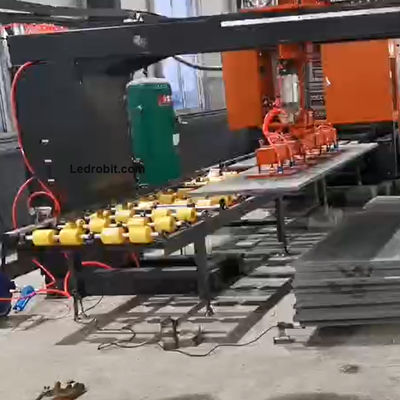 자동 600Mm 로딩 및 릴딩 시스템 300kg 용량 돌 슬랩 기계
