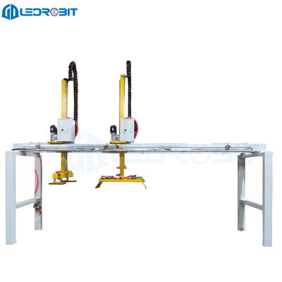 자동 팔레트 분리 적재기 (시멘트 벽돌용) PLC 제어
